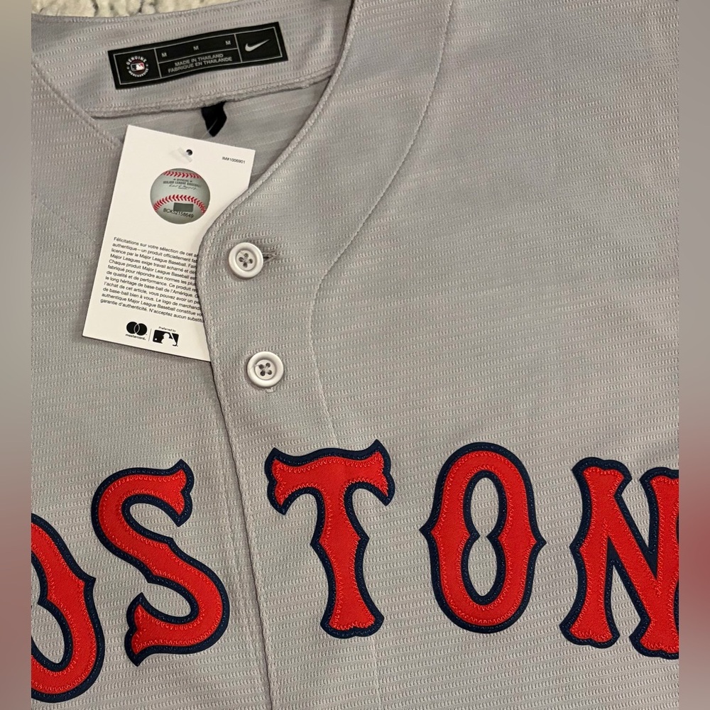 Nike Authentic Boston Red Sox Masataka Yoshida #7 MLB Gray Jersey Men’s Size: M - Picture 5 of 7